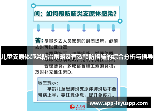 儿童支原体肺炎防治策略及有效预防措施的综合分析与指导