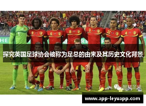 探究英国足球协会被称为足总的由来及其历史文化背景 探究英国足球协会被称为足总的由来及其历史文化背景